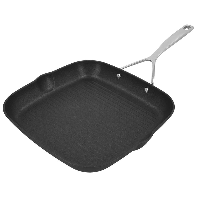 AluPro 11 inch Aluminum Nonstick Perfect Pan Grill Pan