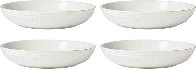 Lenox 899196 French Perle Groove 24-Piece Dinnerware Set, Service For 8