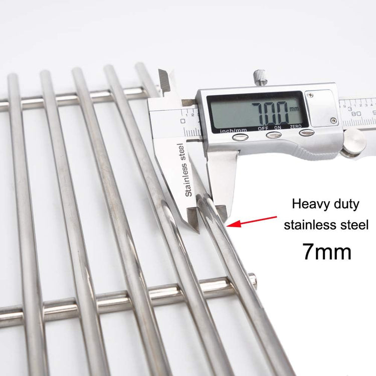 SF0273(3-Pack) 17 3/4" Stainless Steel Cooking Grid Grates Replacement for Kenmore 148.16156210, 148.1637110; Master Forge 3218LT, 3218LTM, 3218LTN, DG0576CC, E3518-LP, L3218