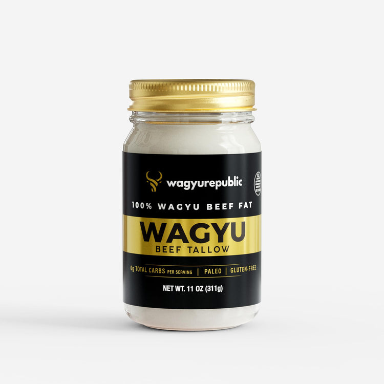 Wagyu Republic Beef Tallow ⎸11oz Glass Jar (11 Ounce)