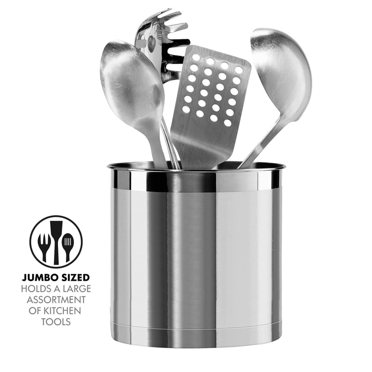 Stainless Steel Jumbo Utensil Holder