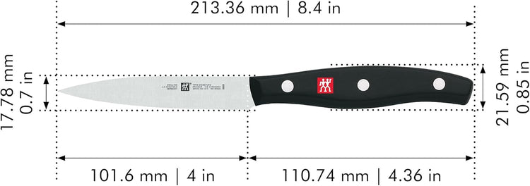 ZWILLING Twin Signature 2-Piece Razor-Sharp German Knife Set, Made in Company-Owned German Factory with Special Formula Steel perfected for almost 300 Years, Dishwasher Safe