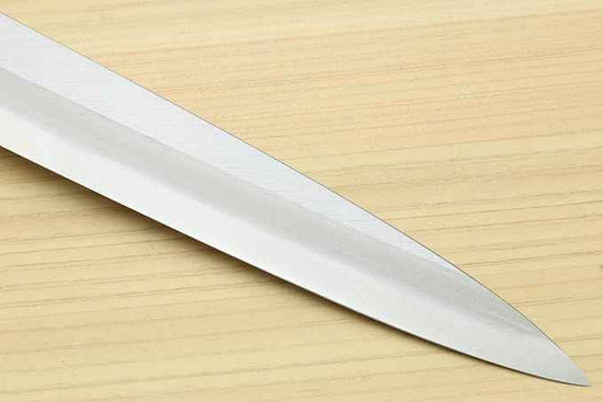 Yoshihiro Shiroko High Carbon Steel Kasumi Yanagi Magnolia Handle Sushi Sashimi Chef Knife (10.5'' (270mm))