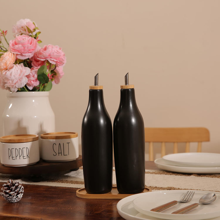 Ceramic Olive Oil Dispenser for Kitchen