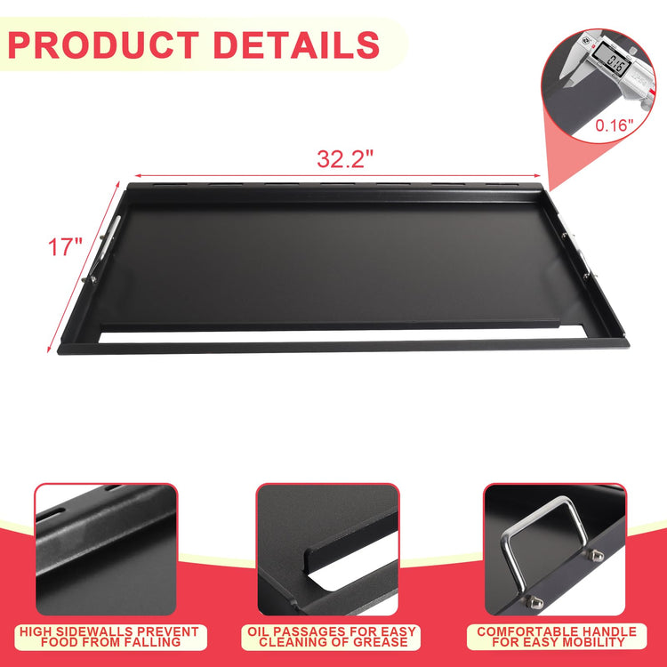 Full Size Griddle Inserts for Nexgrill Home Depot 6 Burner Gas Grills