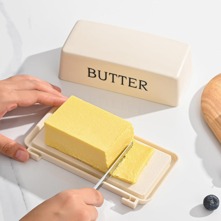 Butter Holder With Lid And Knife