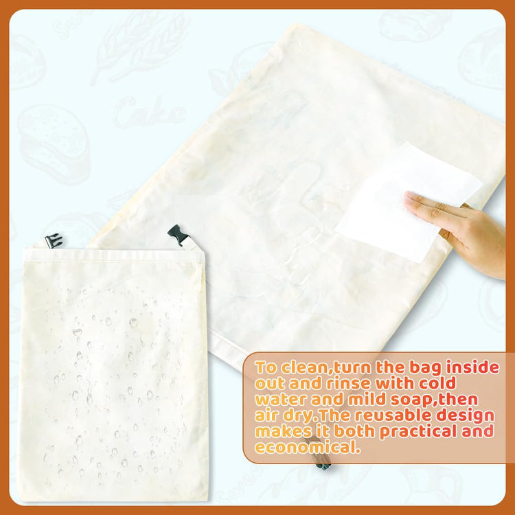Beeswax Bread Bags for Homemade bread (2 Count)