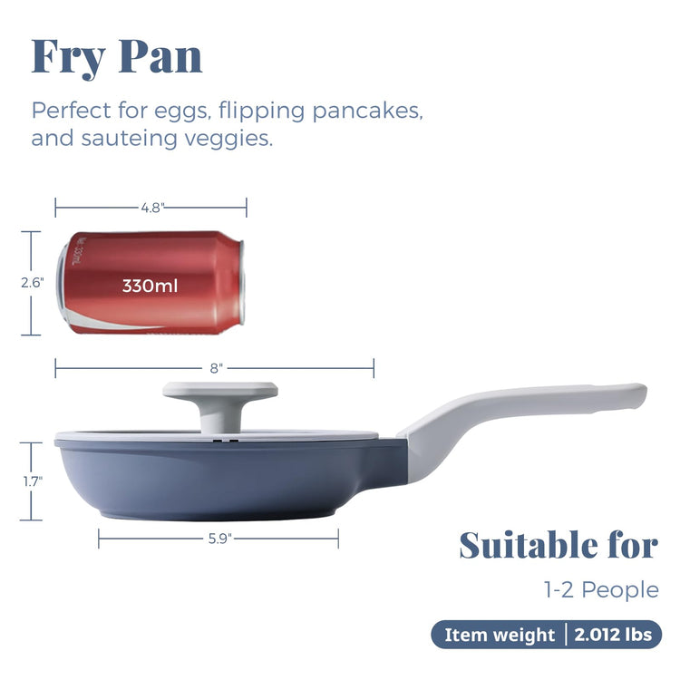 Nonstick Ceramic Frying Pan with Lid