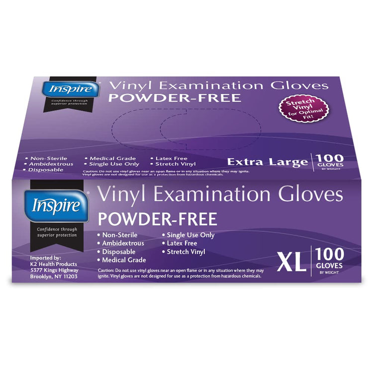 Stretch Vinyl Exam Gloves (1000 Count)