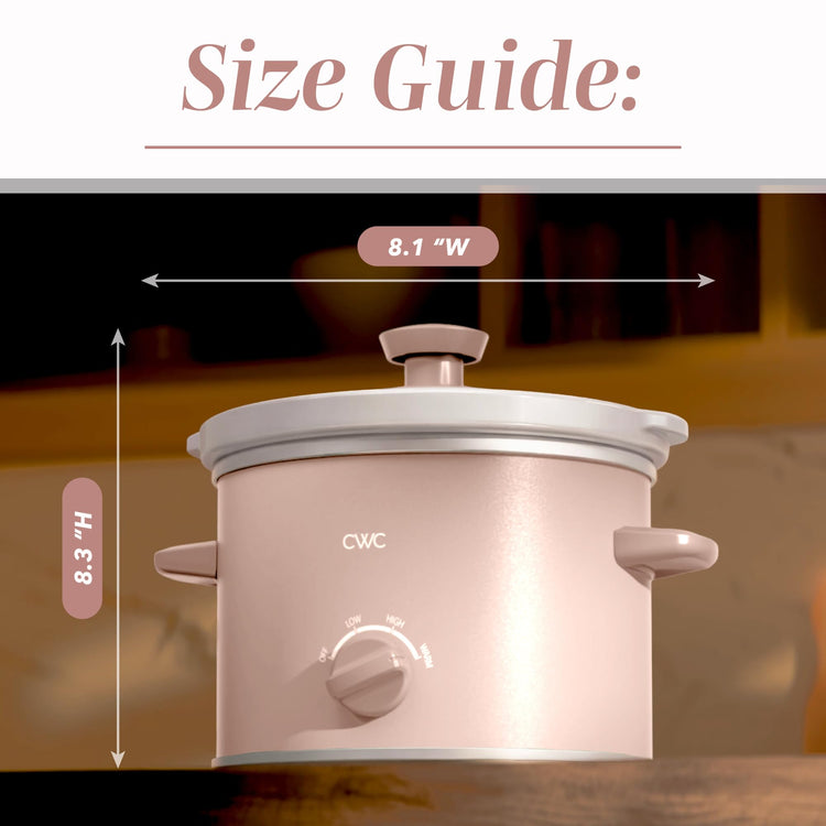 2QT Mini Electric Round Slow Cooker