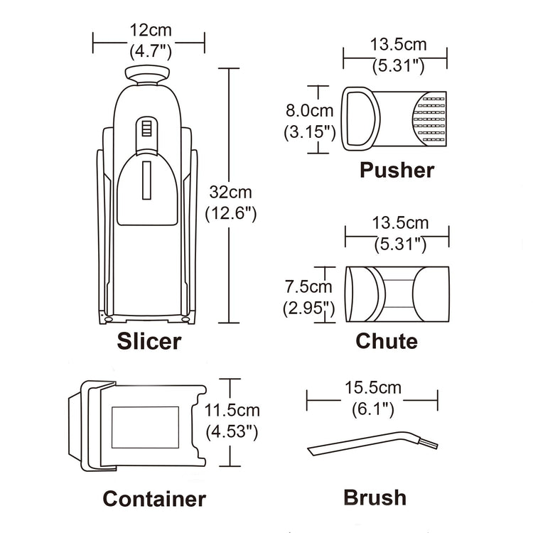 Safe Mandoline Slicer for Kitchen