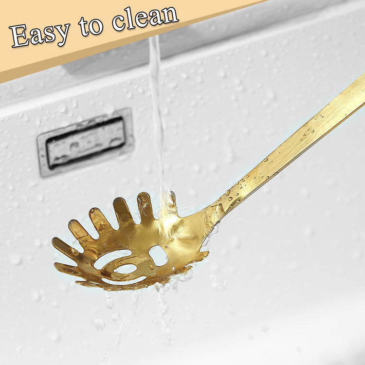 Gold Spaghetti Spoon