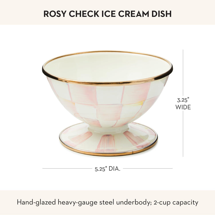 Enamel Ice Cream Bowl