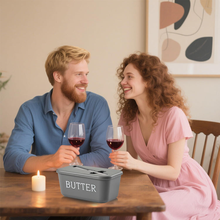 Plastic Large Butter Dish With Lid