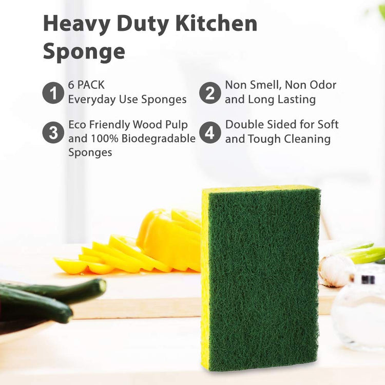 Heavy Duty Scrub Sponges (24 Count)