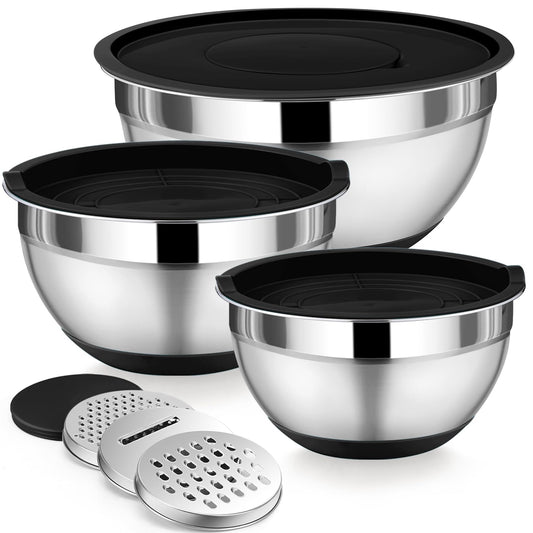 Mixing Bowl with Lid Set of 3