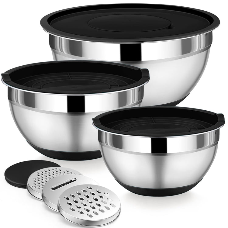 Mixing Bowl with Lid Set of 3