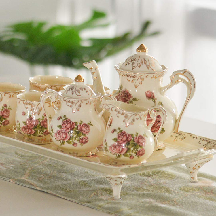 Ceramic Sugar and Creamer Set