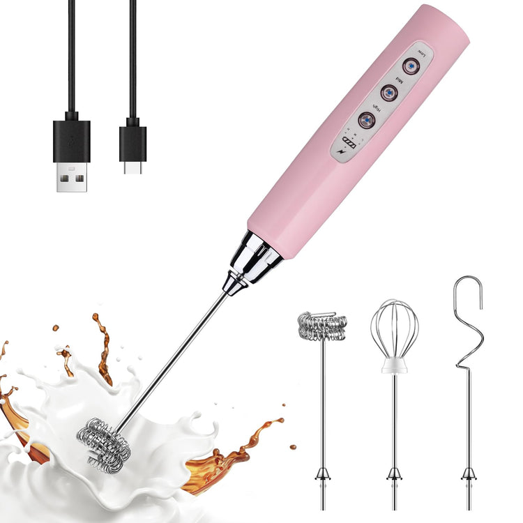 Handheld Milk Frother Wand for Coffee