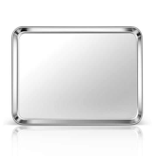 1 Pack 16x12 Inch Stainless Steel Jelly Roll Pan (2 Count)