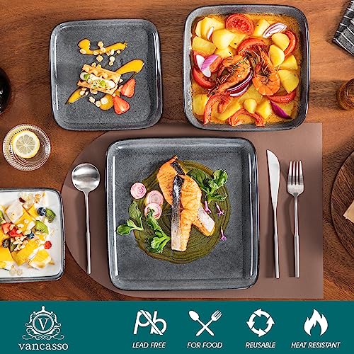 Stern Gray Dinnerware Set for 4 (Gray / Service for 4 (16 Pcs))