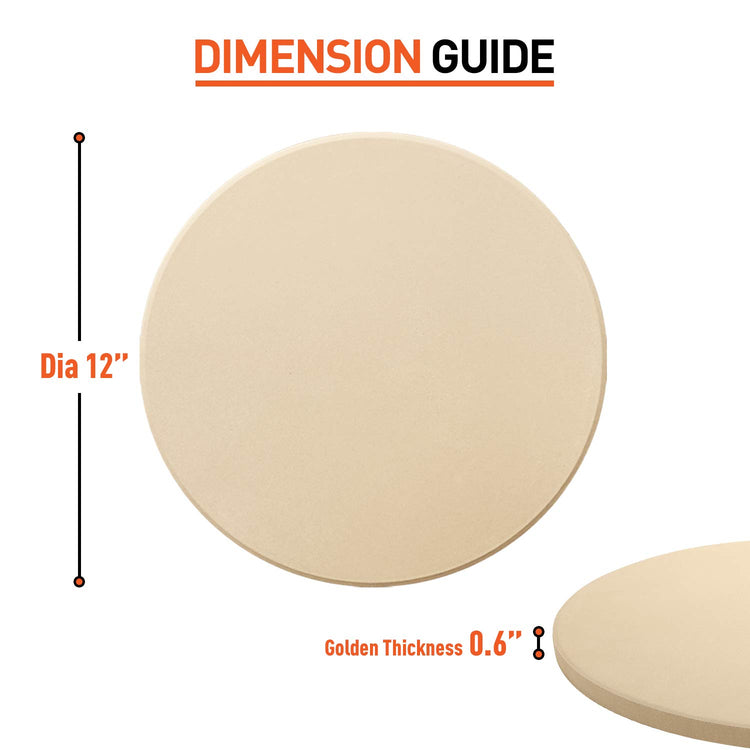 12 Inch Pizza Stone for Oven and Grill