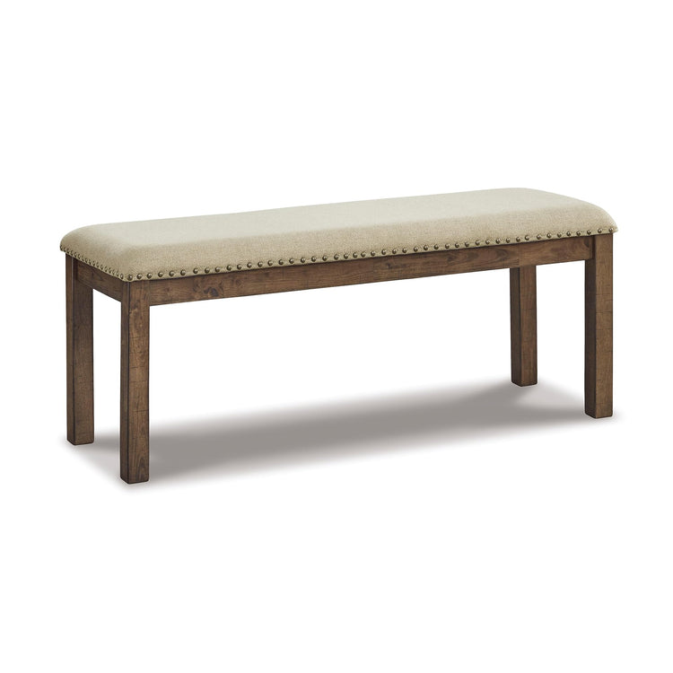 Moriville Wood Upholstered Dining Bench