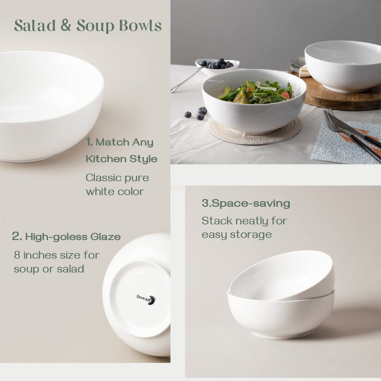 Salad Bowls Large Pho Bowls (2 Count)