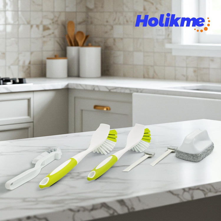 Dish Brush Cleaning Brush Set for Cleaning Groove Gap (6 Count)