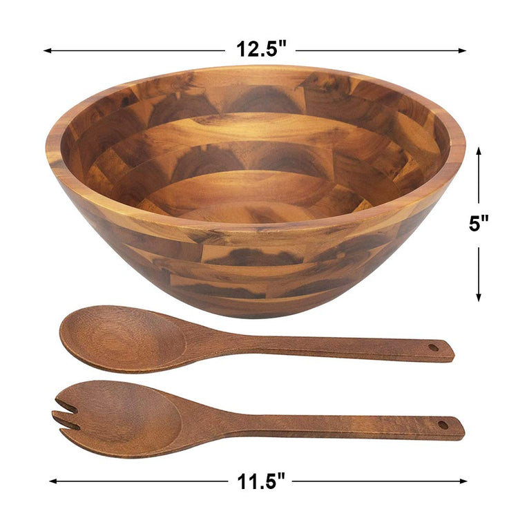 Salad Bowls Wooden Salad Bowls Set (3 Count)