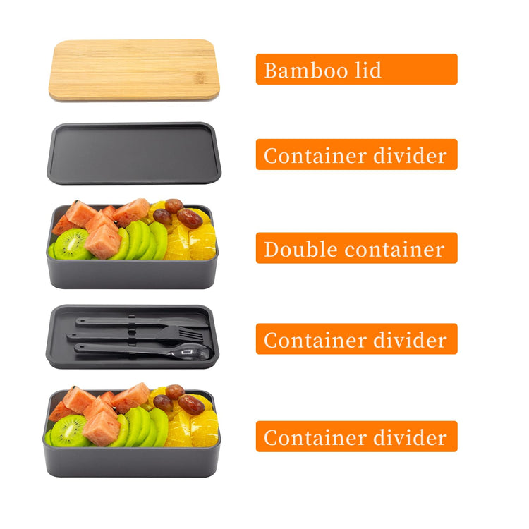 Bento Box Adult Lunch Box with lunch bag