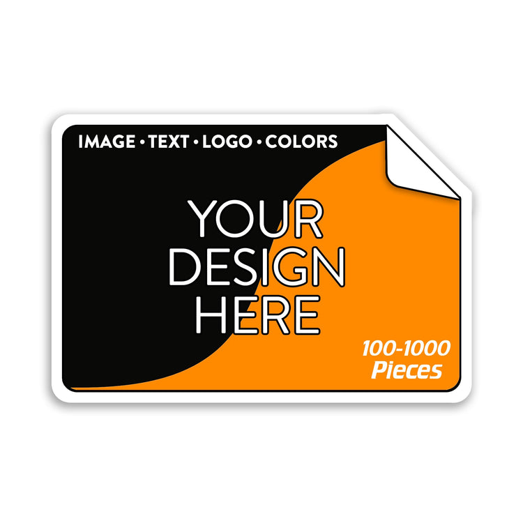 Custom Vinyl Stickers (100 Count)