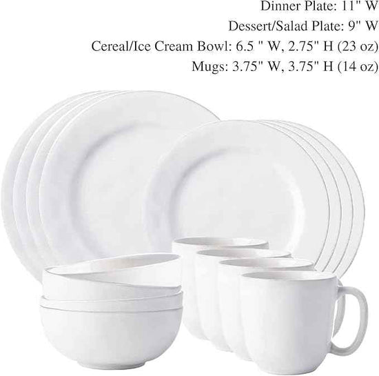 Juliska Puro 16pc Place Setting - Whitewash