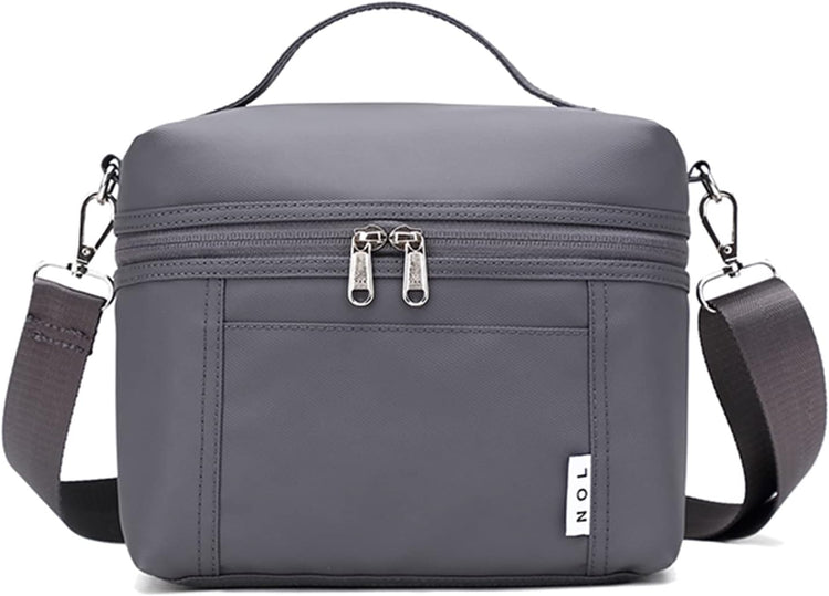 NOL Natural Organic Lifestyle Insulated Lunch Bags for Women Cooler Bag Lightweight Nylon Waterproof Lunch Box For Work