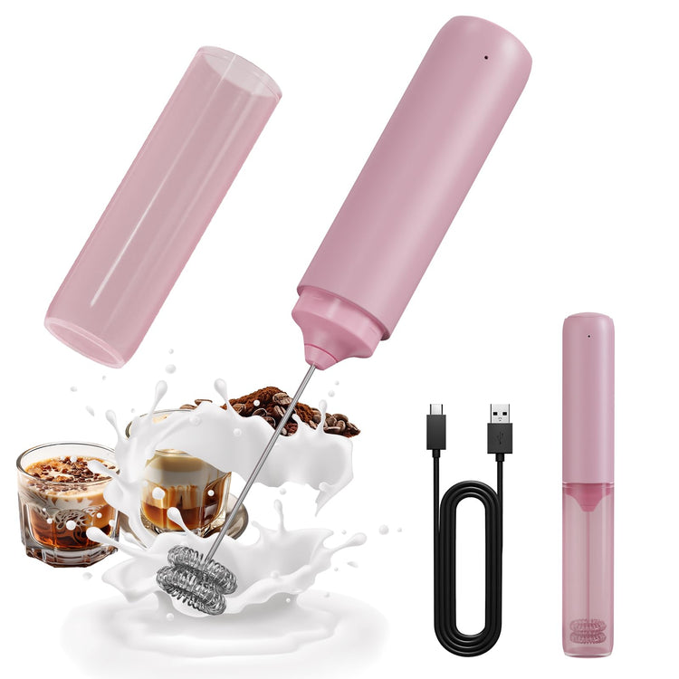 Portable Rechargeable Milk Frother Handheld