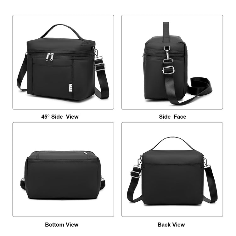 NOL Insulated Lunch Bags for Women Cooler Bag Lightweight Nylon Waterproof Lunch Box For Work