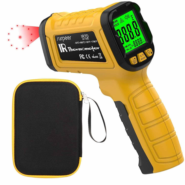 Infrared Thermometer Temperature Gun 1796°F