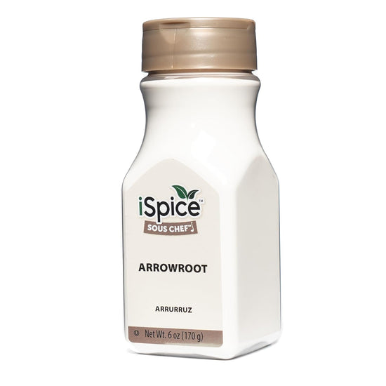iSpice Premium Arrowroot Powder |Natural Thickener Arrowroot Flour |Gluten-Free Arrowroot Starch| Non -GMO Arrow Powder | 6oz (170g) - Nestoria
