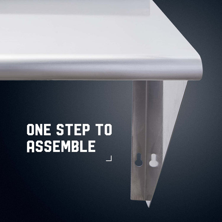 NSF Stainless Steel Shelf 14” x 24”