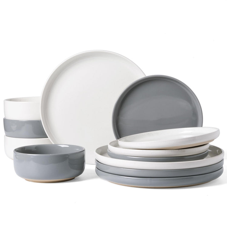 Milkyway 12 Piece Stoneware Dinnerware Set