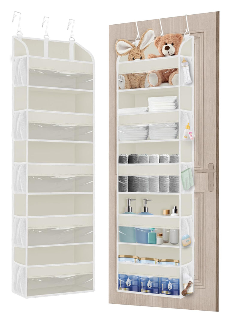 1 Pack Over The Door Storage Organizer with 5 Large Pockets