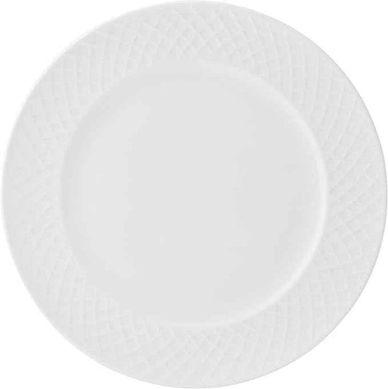 Mikasa Trellis Bone China Lightweight Chip Resistant 40 Piece Dinnerware Set, Service for 8