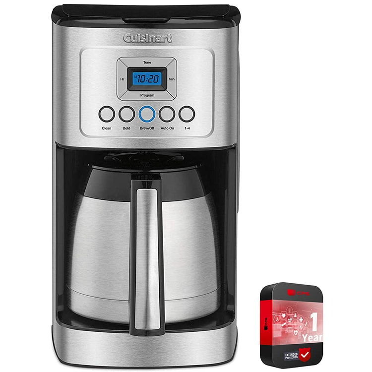 12 Cup Programmable Stainless Steel Thermal Coffee Maker with Thermal Carafe