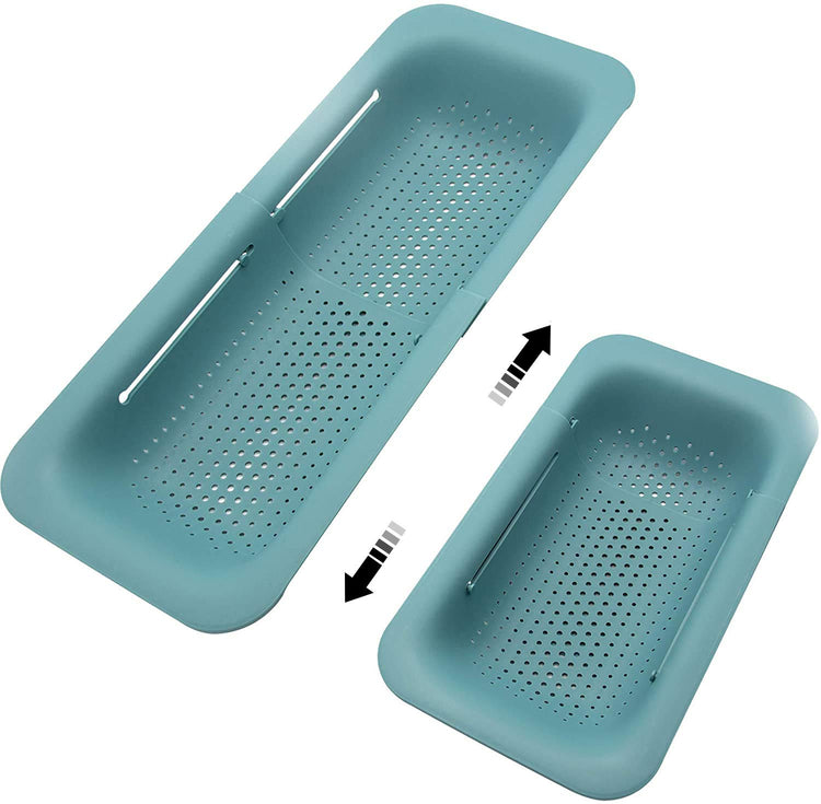 Collapsible Sink Colanders and Strainers Basket Over the Sink Colander Collapsible Colander Extendable Plastic Fruit Vegetable Strainer Drainer Basket for Kitchen