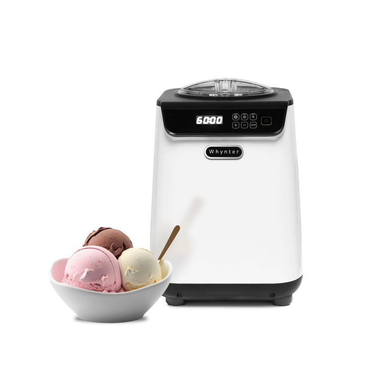 Ice Cream Maker with Compressor & Timer