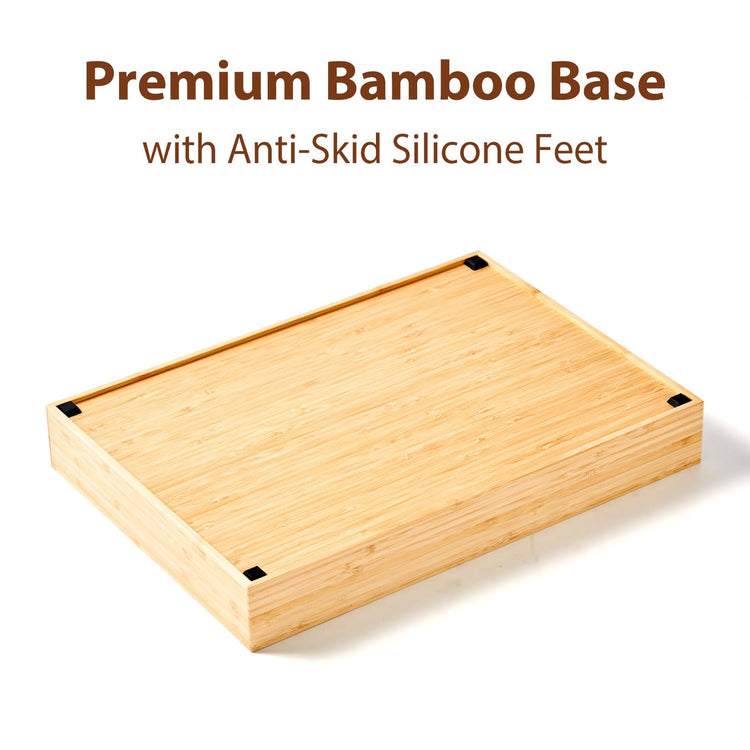 Large Bamboo Desk Drawer Organizer
