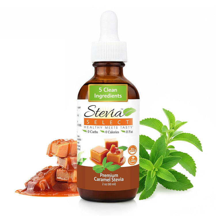 Caramel Flavored Liquid Stevia (2 Fl Oz)