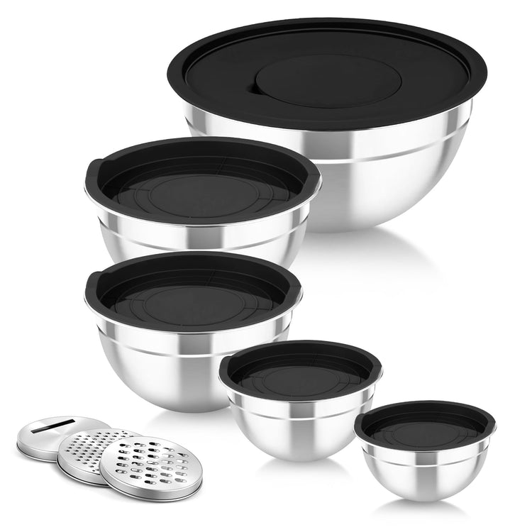 Mixing Bowls with Lids (5 Count)