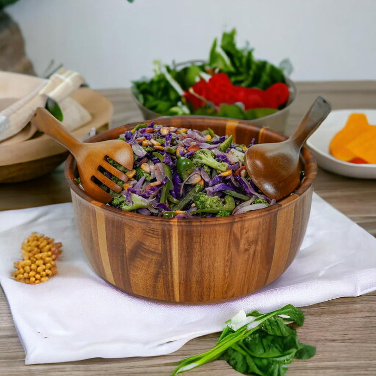 Extra Large Wooden Salad Bowl