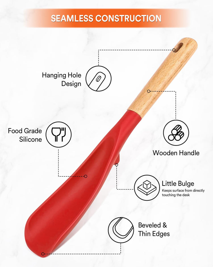 Cooking Spoon and Rice Scooper for Nonstick Cookware